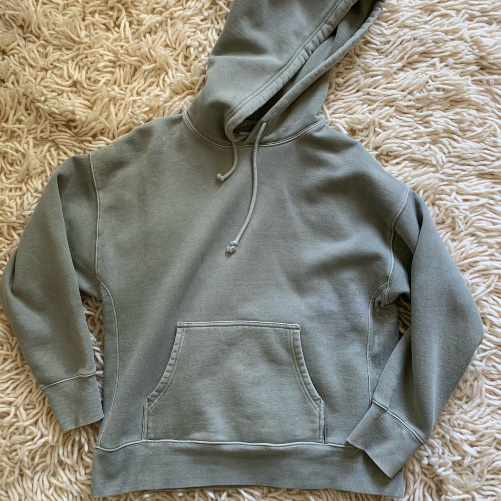 Aritzia TNA Boyfriend Hoodie in Green Basil
